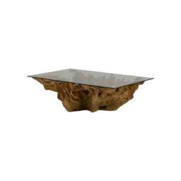 Wistman Coffee Table Square Carved, Teak Wood - Barker & Stonehouse - thumbnail 6