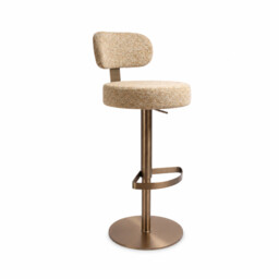 Birch Bar-Stool, Neutral Fabric - Barker & Stonehouse - thumbnail 3