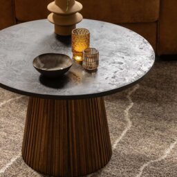 Trinidad Medium Round Coffee Table, Round, Teak Wood - Barker & Stonehouse - thumbnail 4