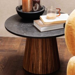 Trinidad Medium Round Coffee Table, Round, Teak Wood - Barker & Stonehouse - thumbnail 2
