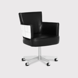 Timothy Oulton Swinderby Office Chair, Black Fabric - Barker & Stonehouse