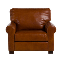 Rendola Armchair, Brown Leather - Barker & Stonehouse - thumbnail 2