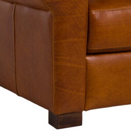 Rendola Armchair, Brown Leather - Barker & Stonehouse - thumbnail 6