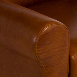 Rendola Armchair, Brown Leather - Barker & Stonehouse - thumbnail 4