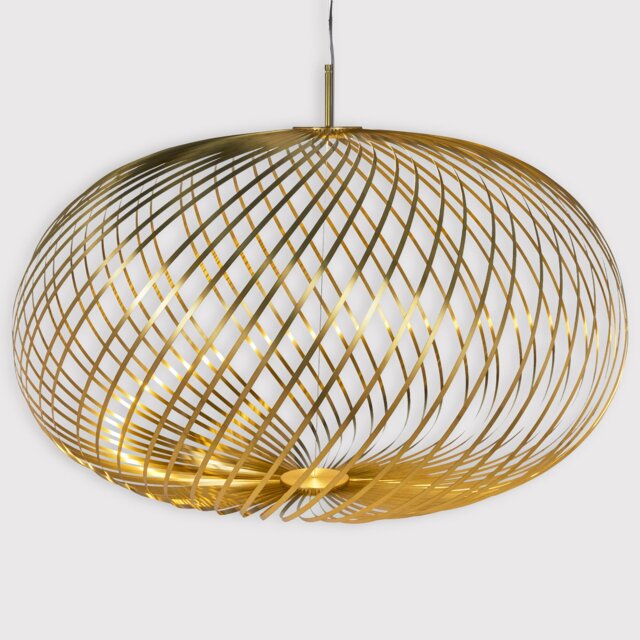 Tom Dixon SPRING PENDANT LARGE Light, Gold Metal - Barker & Stonehouse - image 1