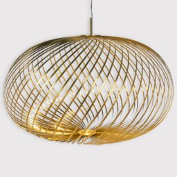 Tom Dixon SPRING PENDANT LARGE Light, Gold Metal - Barker & Stonehouse - thumbnail 1