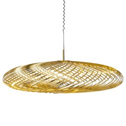 Tom Dixon SPRING PENDANT LARGE Light, Gold Metal - Barker & Stonehouse - thumbnail 3