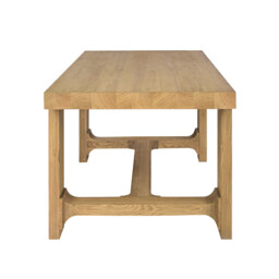 Wade 180Cm Dining Table, Neutral Wood - Barker & Stonehouse - thumbnail 4