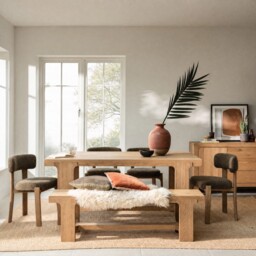 Wade 180Cm Dining Table, Neutral Wood - Barker & Stonehouse - thumbnail 2