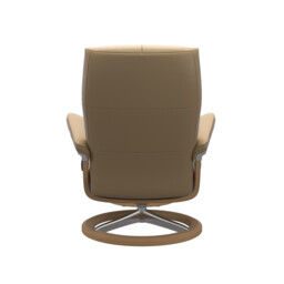 Stressless David Medium Signature Recliner Chair & Footstool Leather - Barker & Stonehouse - thumbnail 4