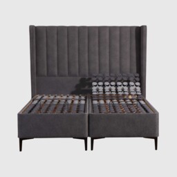 Tempur Suffolk King Slim Disc Adj Divan Bed, Purple Velvet - Barker & Stonehouse - thumbnail 2