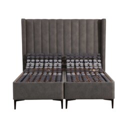 Tempur Suffolk King Slim Disc Adj Divan Bed, Purple Velvet - Barker & Stonehouse - thumbnail 3