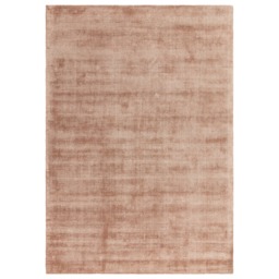 Lano Copper 160x230cm Rug, Square Viscose - W160cm - Barker & Stonehouse - thumbnail 1