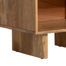 Zuberi Bedside Table 50x43x60cm, Neutral Wood - Barker & Stonehouse - thumbnail 6