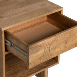 Zuberi Bedside Table 50x43x60cm, Neutral Wood - Barker & Stonehouse - thumbnail 5