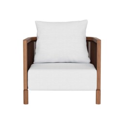 Praia Garden Lounge Chair, Wooden, Grey - Barker & Stonehouse - thumbnail 4