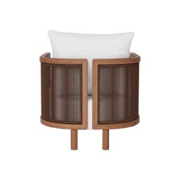 Praia Garden Lounge Chair, Wooden, Grey - Barker & Stonehouse - thumbnail 6