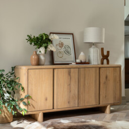 Folkstone Wide Sideboard 165X76X45 Cm, Neutral Oak - Barker & Stonehouse - thumbnail 2