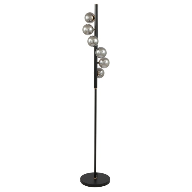 Black Orb Floor Lamp Metal - Barker & Stonehouse - image 1