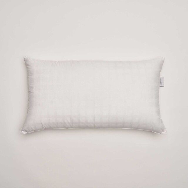 Vispring English Duck Down Pillow 90x50, White Fabric - Barker & Stonehouse - image 1