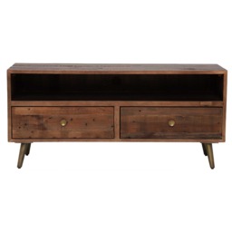 Modi Lowline Tv Cabinet With 2 Drawers, Wood - Barker & Stonehouse - thumbnail 3
