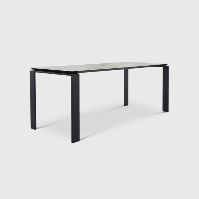 Kartell Four Dining Table 190X79, White Metal - Barker & Stonehouse
