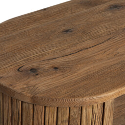 Argyll Console Table 140X40X81Cm, Brown Oak - Barker & Stonehouse - thumbnail 5