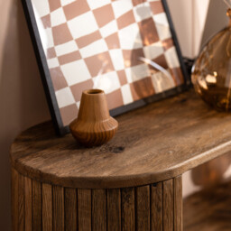 Argyll Console Table 140X40X81Cm, Brown Oak - Barker & Stonehouse - thumbnail 4