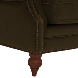 Ullswater Wing Armchair, Green Velvet - Barker & Stonehouse - thumbnail 5