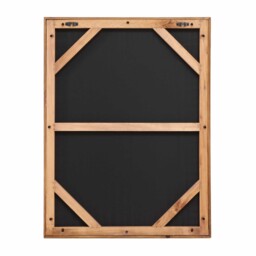 Brown Organic Wall Art (D) 62x4x82cm Print, Square Wood - Barker & Stonehouse - thumbnail 3