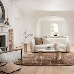Rattan Floor Lamp, Neutral - Barker & Stonehouse - thumbnail 2