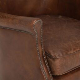 Cavendish Armchair, Brown Leather - Barker & Stonehouse - thumbnail 5