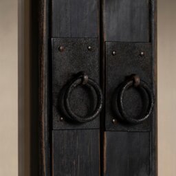 Dickens Glass Cabinet, Black Wood - Barker & Stonehouse - thumbnail 4