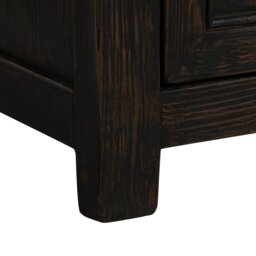 Dickens Glass Cabinet, Black Wood - Barker & Stonehouse - thumbnail 5