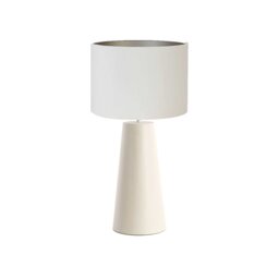 Off White Table Lamp, Neutral Metal - Barker & Stonehouse