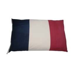 Timothy Oulton Flag Small Cushion France, Square, Blue Fabric - Timothy Oulton