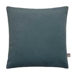 Petrol Faux Sude Cushion, Square, Blue Polyester - Barker & Stonehouse - thumbnail 1
