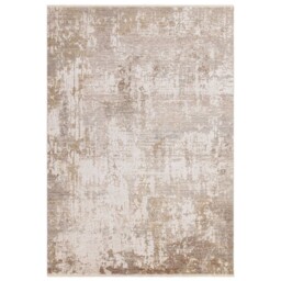 Zayan 120x180cm 04 Nasrid Rug, Square, Neutral Polyester - Barker & Stonehouse