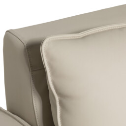 Holloway Swivel Armchair, Neutral Leather - Barker & Stonehouse - thumbnail 3