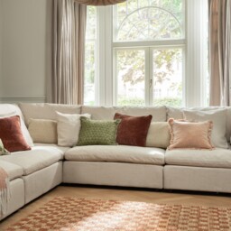 Maroc Sand Cushion, Square, Neutral Cotton - Barker & Stonehouse - thumbnail 3