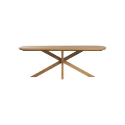 Bergen Dining Table 200x100x77cm, Neutral Wood - 200cm - Barker & Stonehouse - thumbnail 4