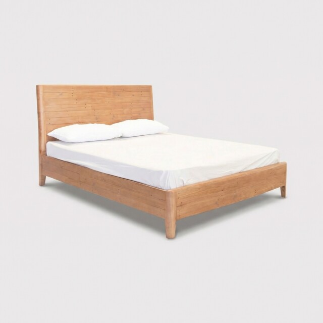 Halstatt King Bed Frame, Pine Wood - Barker & Stonehouse - image 1
