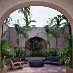 Tahiti Garden Sofa, Wooden, Black - Barker & Stonehouse - thumbnail 3
