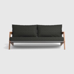 Tahiti Garden Sofa, Wooden, Black - Barker & Stonehouse - thumbnail 2