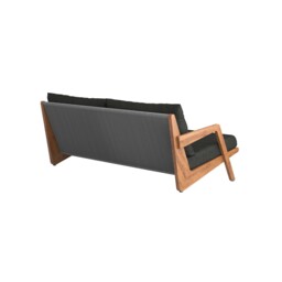 Tahiti Garden Sofa, Wooden, Black - Barker & Stonehouse - thumbnail 6