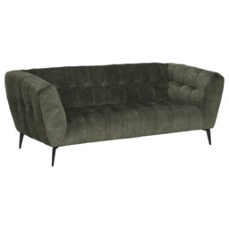 Azalea 2 Seater Sofa, Green Fabric - Barker & Stonehouse - thumbnail 3