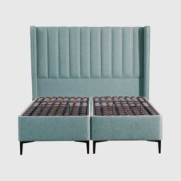 Tempur Suffolk King Slim Disc Static Divan Bed, Teal Fabric - Barker & Stonehouse - thumbnail 2