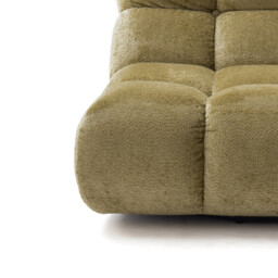 Bryce 2 Seater With Armrest Right Modular Sofa, Gold Fabric - Barker & Stonehouse - thumbnail 3