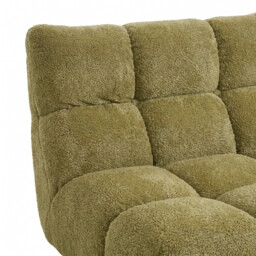 Bryce 2 Seater With Armrest Right Modular Sofa, Gold Fabric - Barker & Stonehouse - thumbnail 2