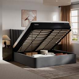 Tempur Horton Ottoman 150X200Cm Bed, Black Fabric - King - Barker & Stonehouse - thumbnail 3